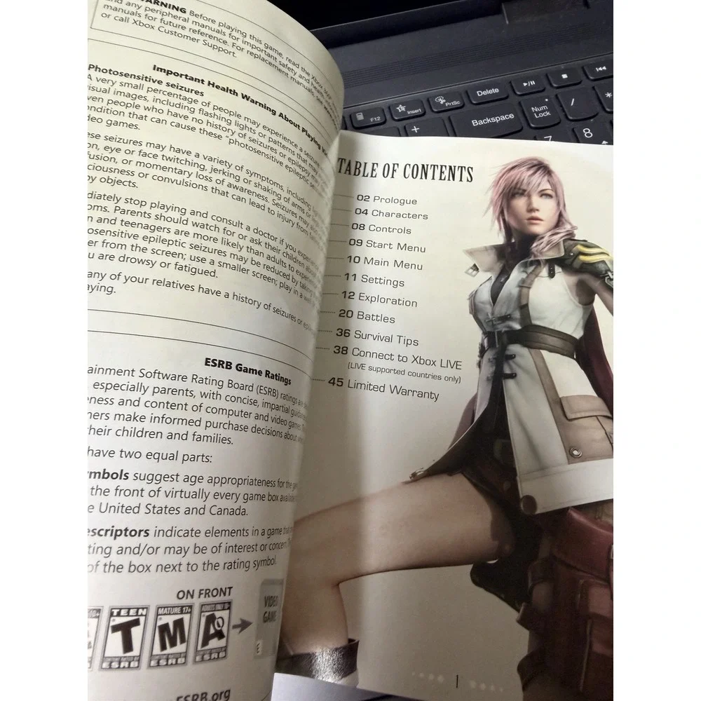Final Fantasy XIII Xbox 360 Square Enix 3-Disc Set‎ with Manual JRPG
